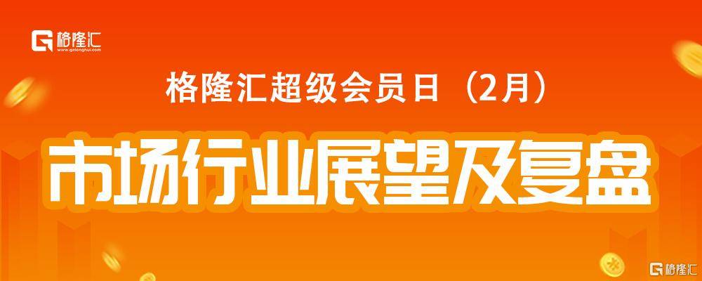 “市场行业展望及复盘“ | 格隆汇超级会员日