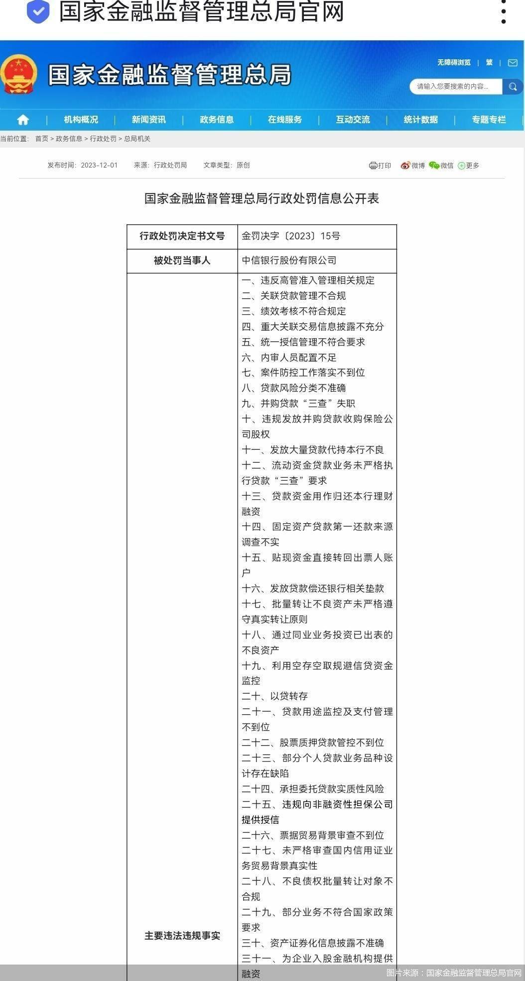 合计3.02亿元<strong></p>
<p>中信 理财</strong>！农业银行、建设银行、中信银行、兴银理财被罚