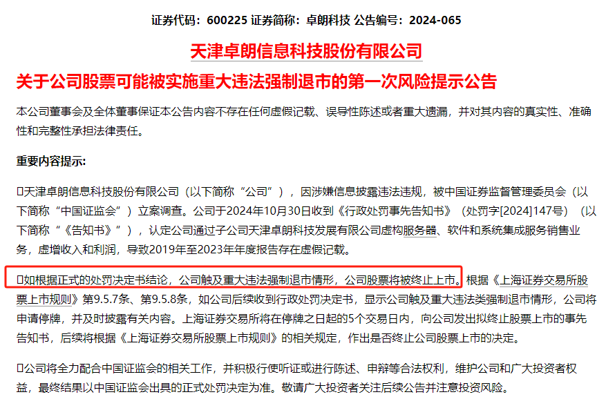 连续5年造假！这只A股<strong></p>
<p>支付宝的理财</strong>，面临强制退市！