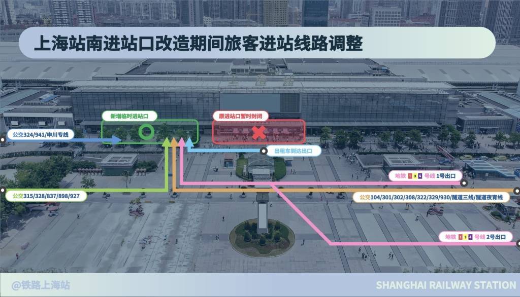 上海火车站南进站口改造明天启动：预计明年1月底完工<strong></p>
<p>银行个人理财</strong>，将建风雨连廊