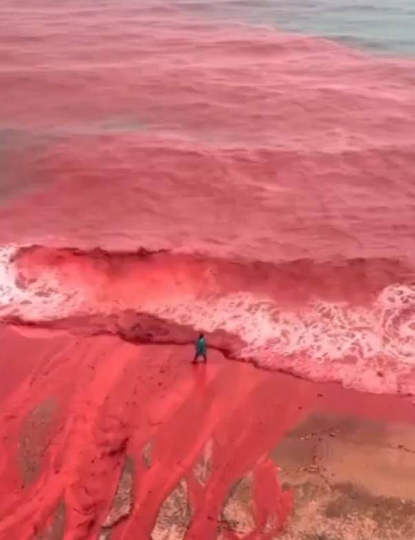罕见！伊朗霍尔木兹岛遭遇强降雨<strong></p>
<p>理财证书</strong>，部分海域变成“血色海洋”